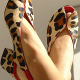 Louison | Sandalen met luipaardprint