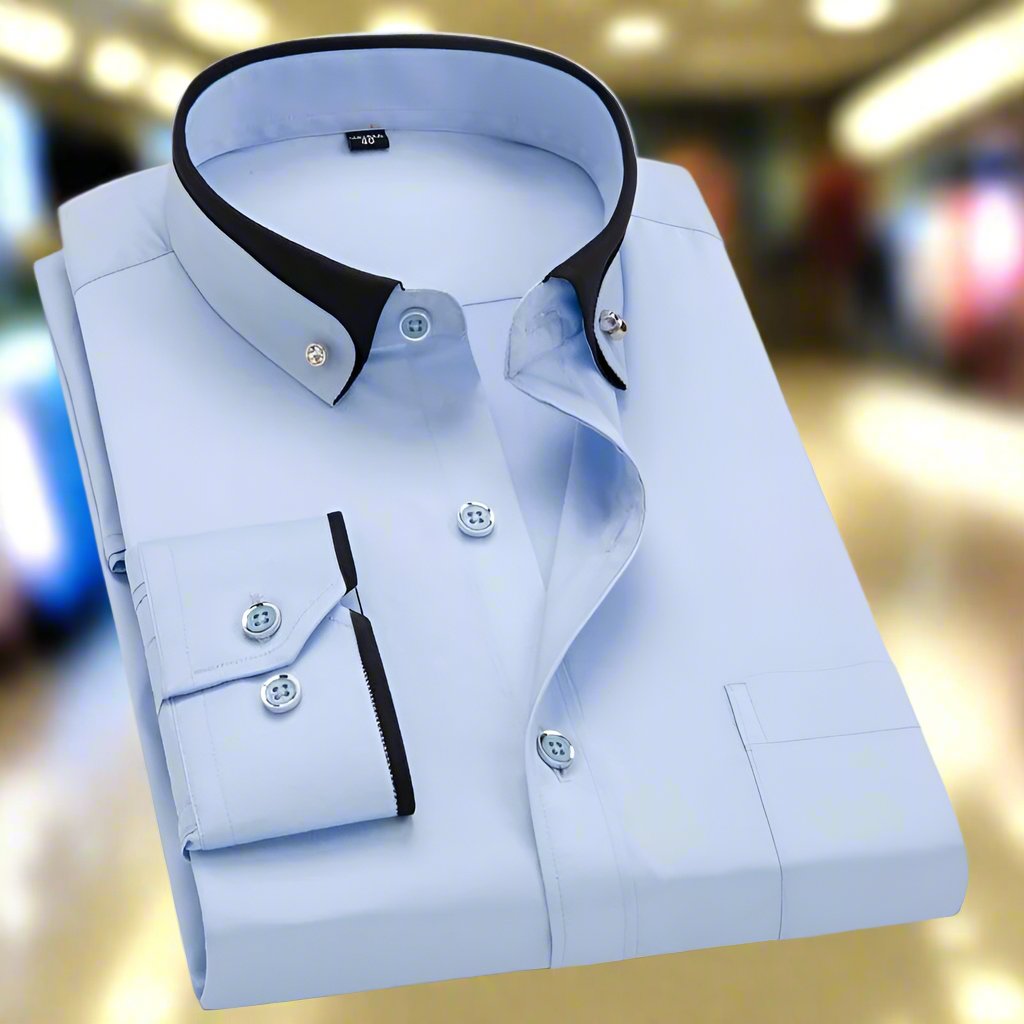 David™ | Klassiek Shirt - Lange Mouwen