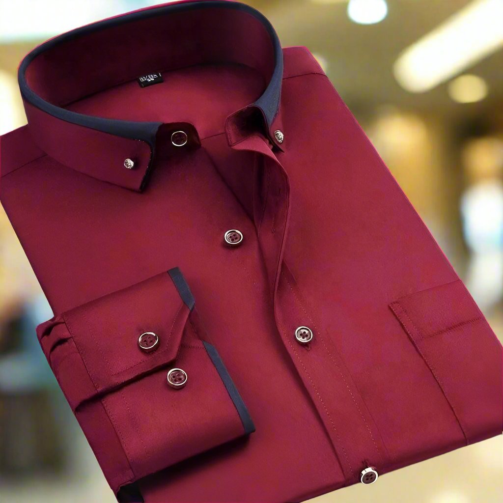 David™ | Klassiek Shirt - Lange Mouwen