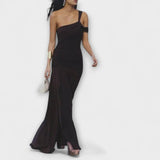Margot - Maxi jurk met blote schouders