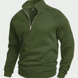 William™ - Casual Half-Zip Trui
