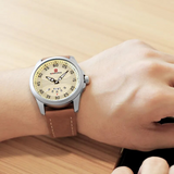 Kwarts Horloge met Leren Band