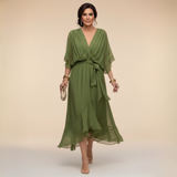 Serena™ | V-loot jurk met etherische elegantie