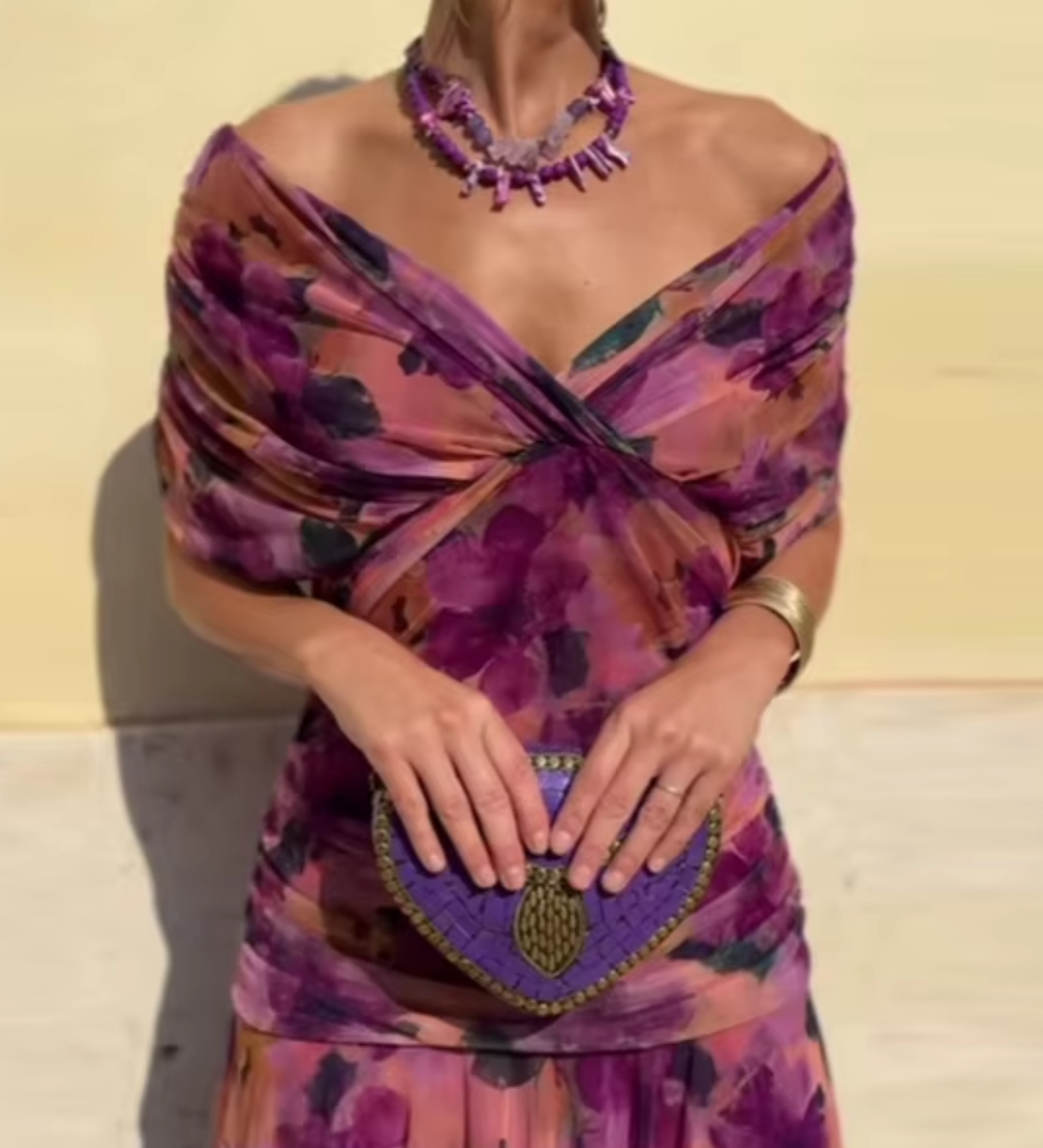 Lorenza™ | Elegante maxi-jurk met V-hals