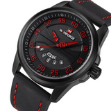 Kwarts Horloge met Leren Band