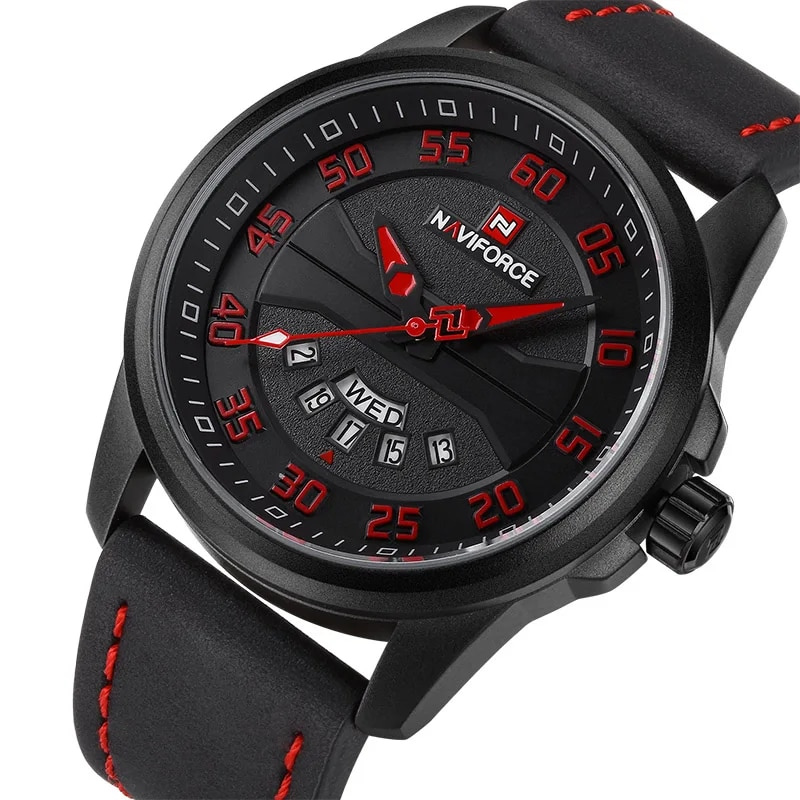 Kwarts Horloge met Leren Band