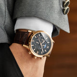 Premium Leren Quartz Horloge