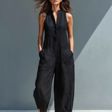 Mouwloze Linnen Dungaree