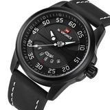 Kwarts Horloge met Leren Band