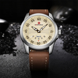 Kwarts Horloge met Leren Band
