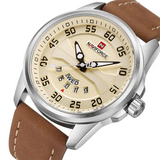 Kwarts Horloge met Leren Band
