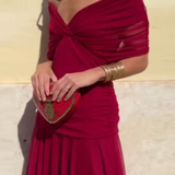 Lorenza™ | Elegante maxi-jurk met V-hals