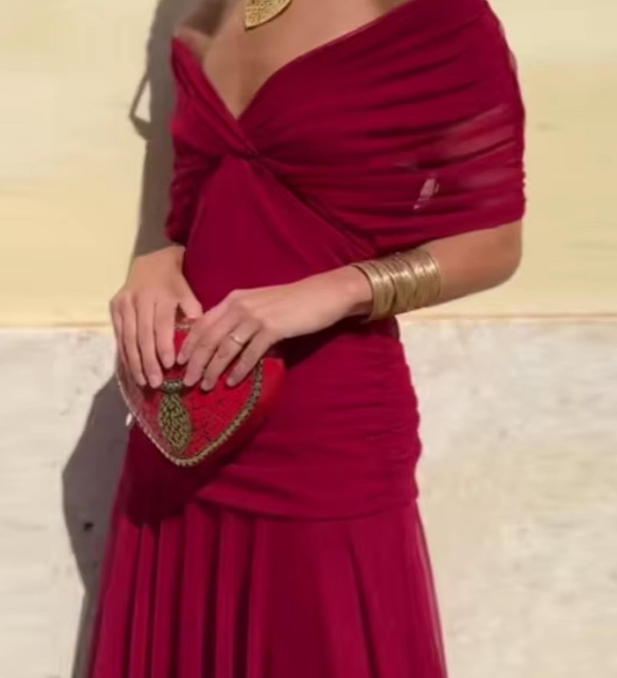 Lorenza™ | Elegante maxi-jurk met V-hals