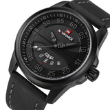 Kwarts Horloge met Leren Band