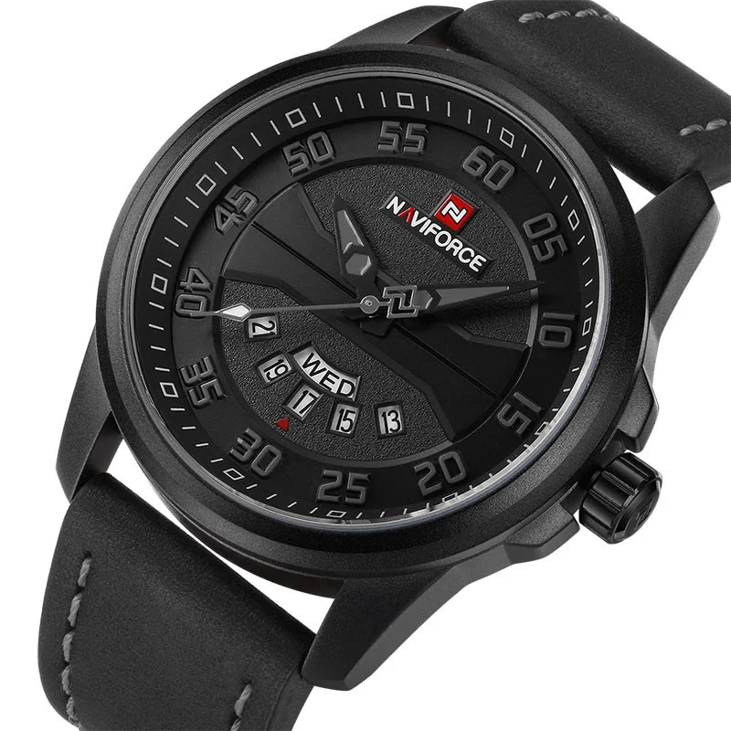 Kwarts Horloge met Leren Band