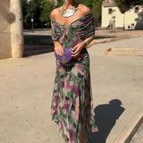 Lorenza™ | Elegante maxi-jurk met V-hals