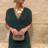 Lorenza™ | Elegante maxi-jurk met V-hals
