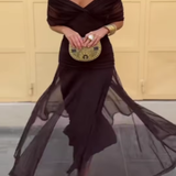 Lorenza™ | Elegante maxi-jurk met V-hals