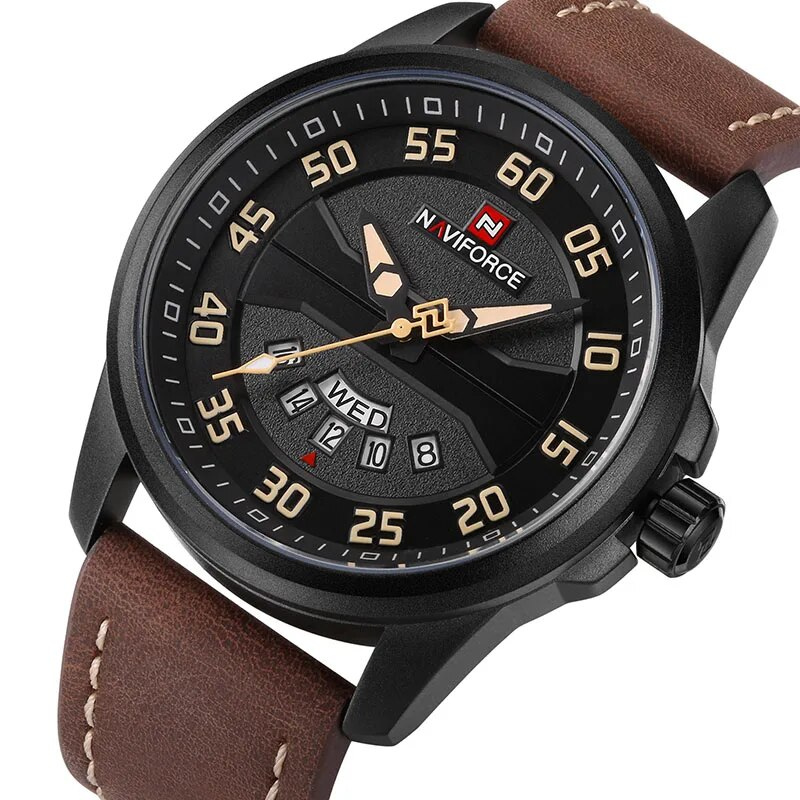 Kwarts Horloge met Leren Band