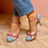Bellarosa | Kleurrijke sandalen met knopen en bandjes, met ronde neus