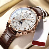 Stijlvolle Luxe Licht Kwarts Horloge