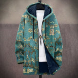 Celine™ | Luxe cardigan met artistieke inspiratie en ritssluiting
