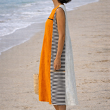 Maya | Gestreepte Midi Jurk