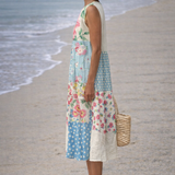 Valeria| Midi Jurk Patchwork