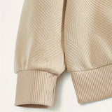 James™ - Vintage Geometrisch Ontwerp Sweater Met Rits