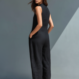 Mouwloze Linnen Dungaree