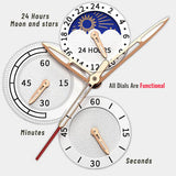 Premium Leren Quartz Horloge