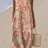 Beth | Bloemen Midi Jurk