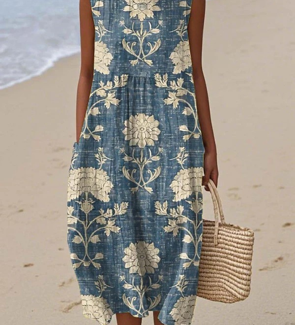 Belle | Boho Midi Jurk