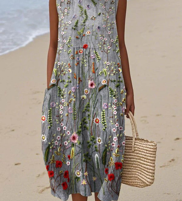 Cara | Wildflower Midi Dress