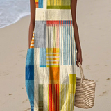 Eve | Geometrische Midi-jurk