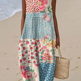Anna | Patchwork Midi Jurk