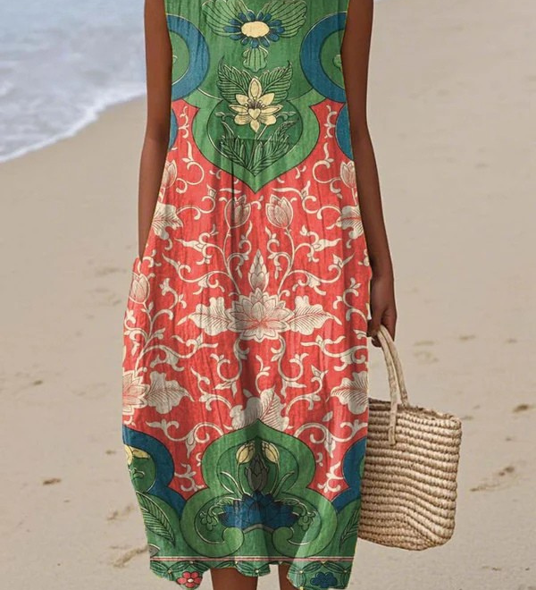 Vera | Bohemian Midi Jurk
