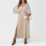 Sabrina - Maxi jurk met V-hals