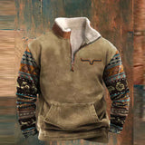 James™ - Vintage Comfortabele Pullover Rits