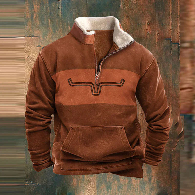 James™ - Vintage Comfortabele Pullover Rits