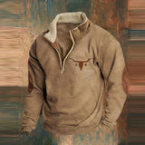 James™ - Vintage Comfortabele Pullover Rits