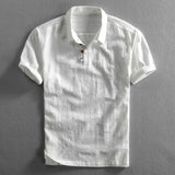 Genji - Heren Korte Mouwen Shirt in Japanse Stijl