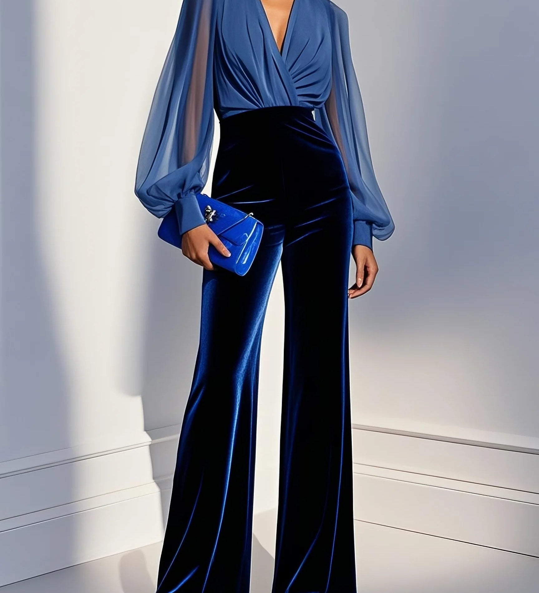 Maud™ | Elegante jumpsuit met V-hals