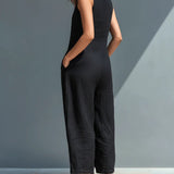 Lotte™ | Minimalistische mouwloze jumpsuit