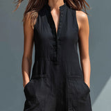 Lotte™ | Minimalistische mouwloze jumpsuit