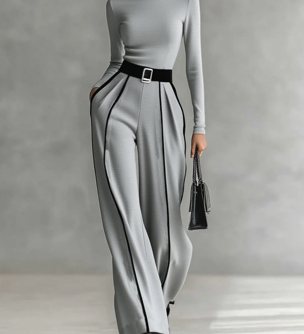Vera™ | Elegante set met contrasterend detail