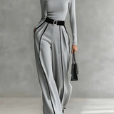 Vera™ | Elegante set met contrasterend detail