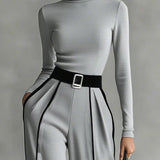 Vera™ | Elegante set met contrasterend detail