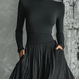 Eva™ | Elegante set met plissé rok