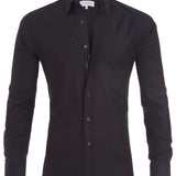 Desmond | Heren Fitted Zip-Up Shirt